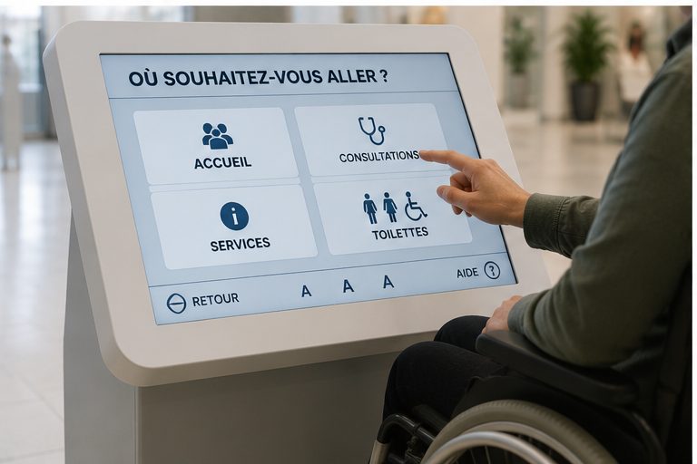 Affichage dynamique accessibilité handicap | Guide 2026 - affichage dynamique accessibilite handicap
