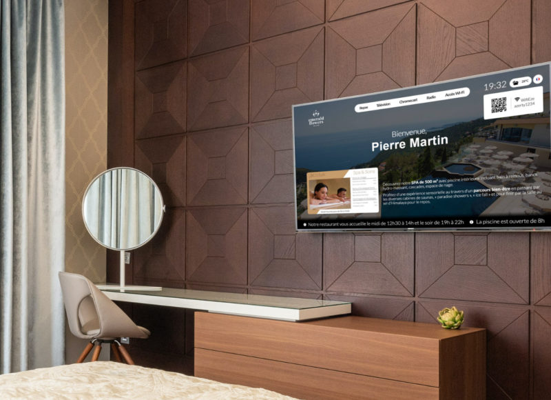 Smart TV Hotel Middleware accueil